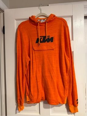 KTM Men’s Orange Logo Pullover Hoodie